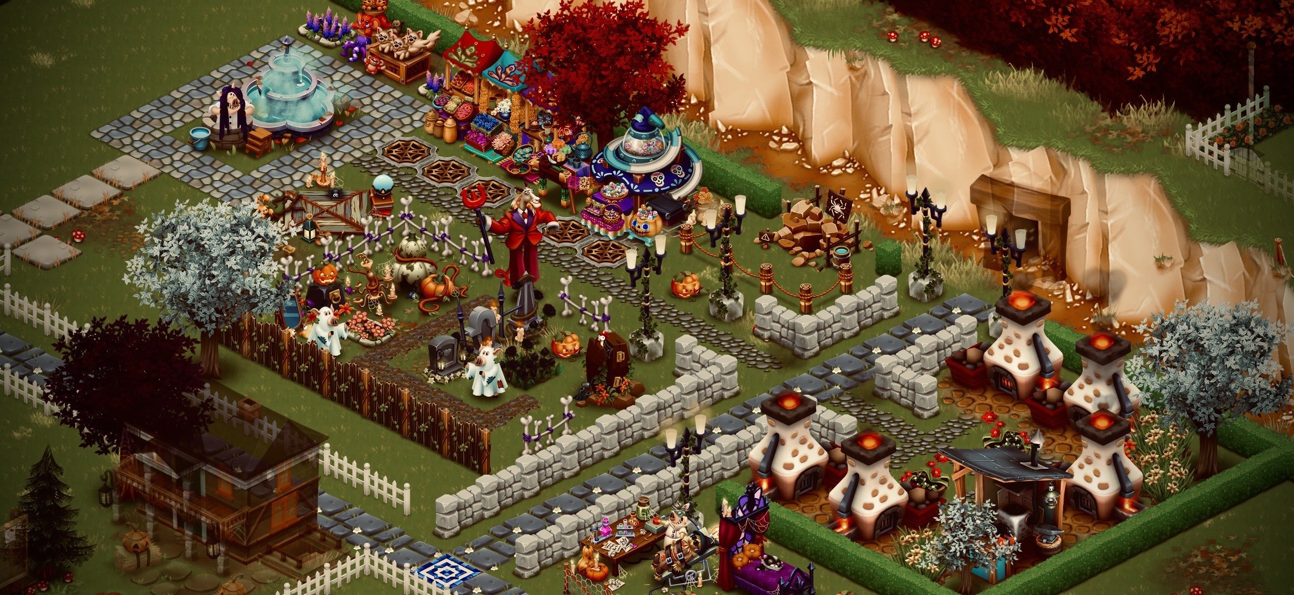 Spooky Graveyard Market